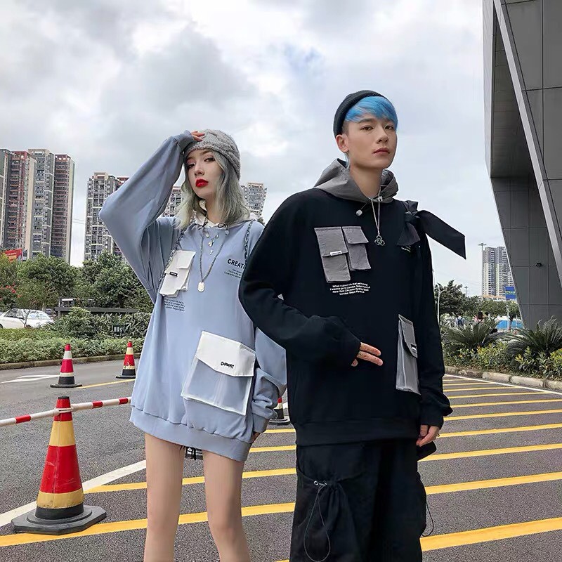 ÁO HOODIE CẶP ĐÔI PHOM RỘNG SIÊU XINH HGF897 | BigBuy360 - bigbuy360.vn