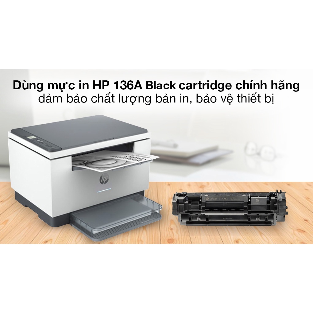 [Mã ELHP3TR giảm 12% đơn 500K] Máy in đa chức năng HP LaserJet M236dw (9YF95A)/ in 2 mặt tự động - HO TRO BAO HANH