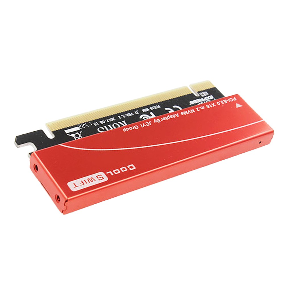 Card mạng NVME M.2 NGFF SSD To PCIe 3.0 X16 kèm cánh tản nhiệt | BigBuy360 - bigbuy360.vn