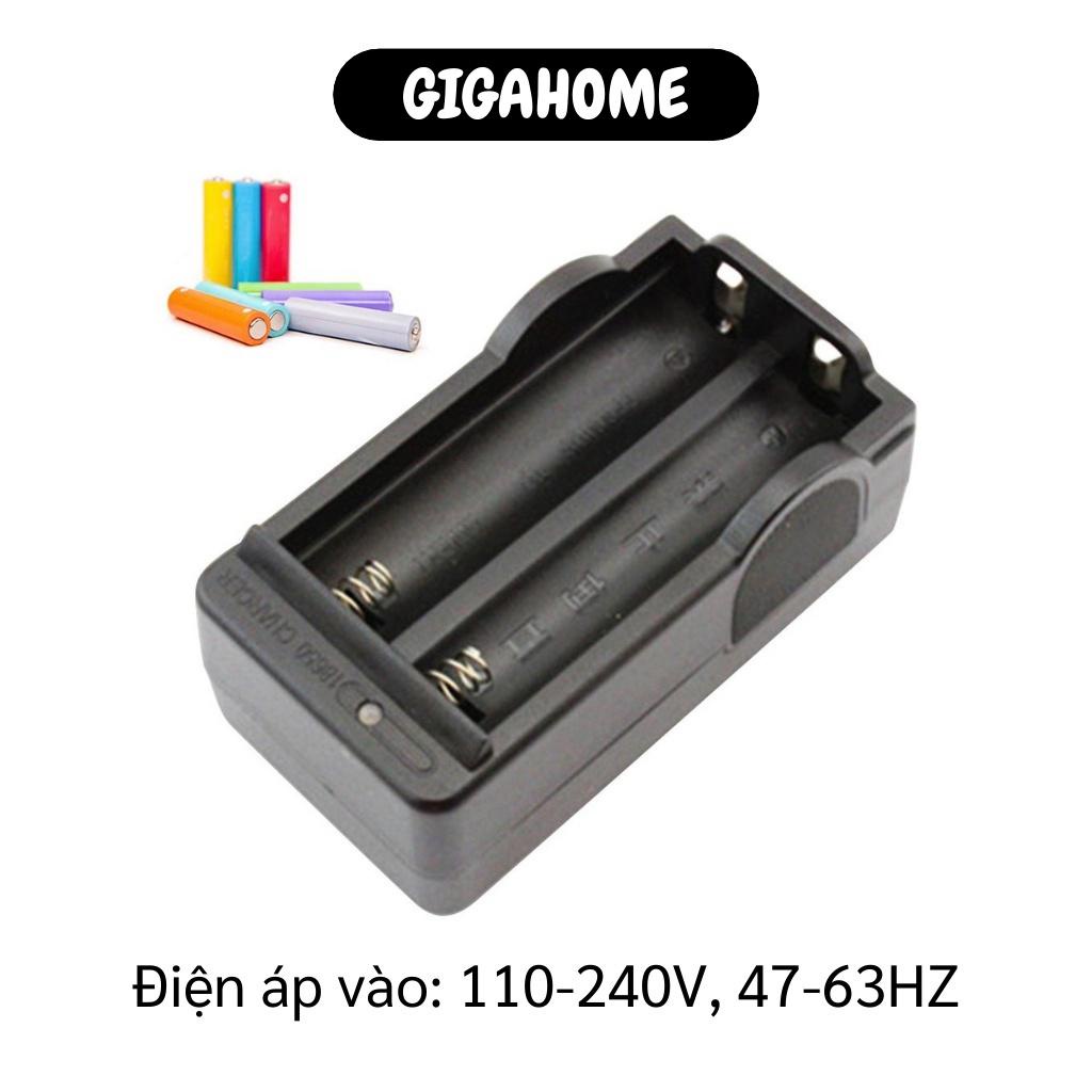 Bộ sạc pin  ️ GIÁ VỐN Bộ sạc pin đôi 18650 sạc tự động dừng lại khi pin đầy, bảo vệ pin có thể sử dụng lâu dài 6618