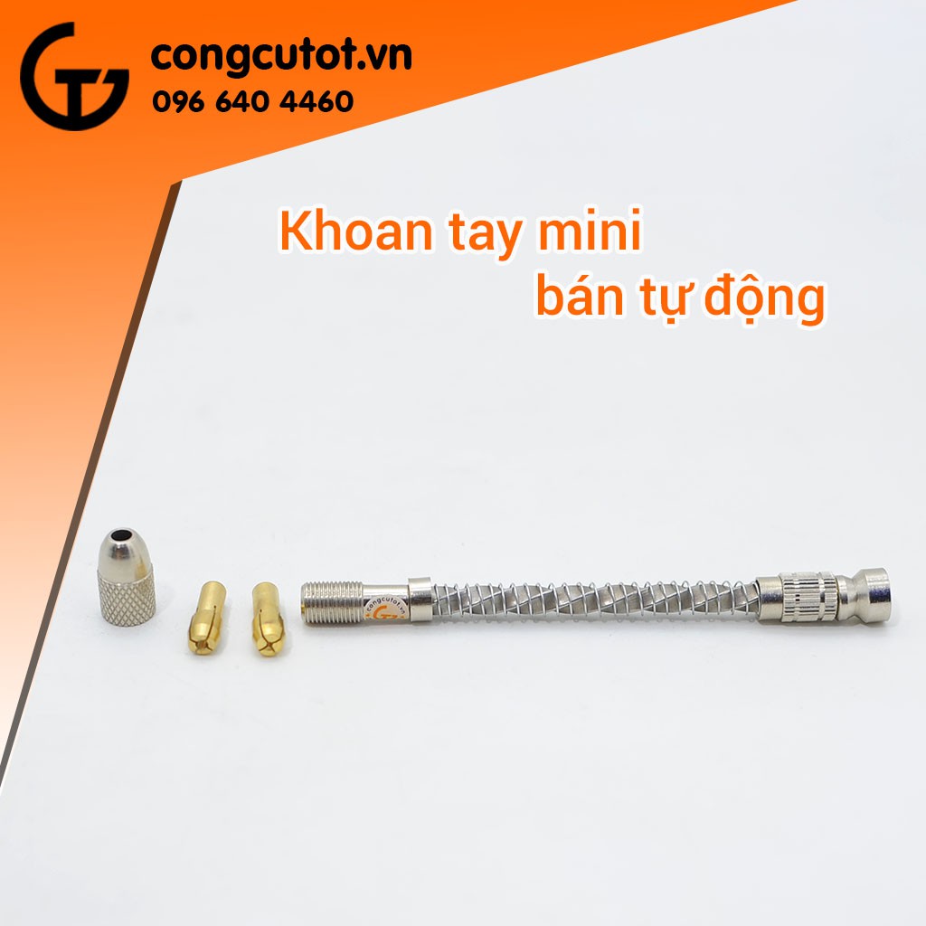 Máy khoan cầm tay tay mini bán tự động với đầu kẹp GT739