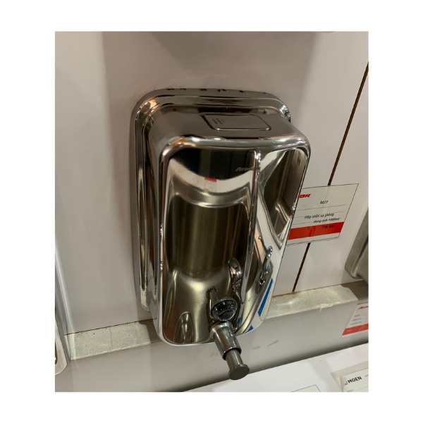 Hộp nhấn xà phòng ATMOR 8077 - INOX304(bóng)