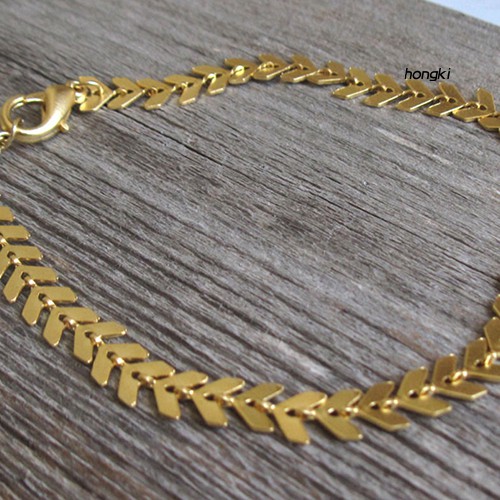 Lắc chân bằng hợp kim họa tiết mũi tên phong cách boho thời trang