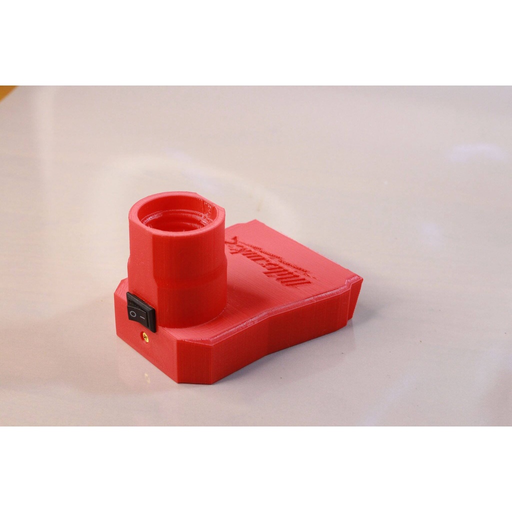 Đế Đèn Led Pin Milwaukee 18V - Ngàm Đế Đèn Led Thắp Sáng Chân Pin Máy Milwuakee 18V