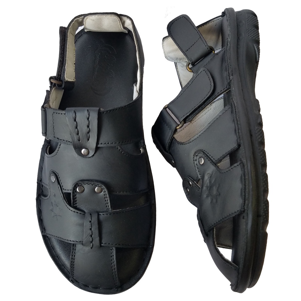 Giày Sandal Nam Bít Mũi Da Bò BIGBEN SD84