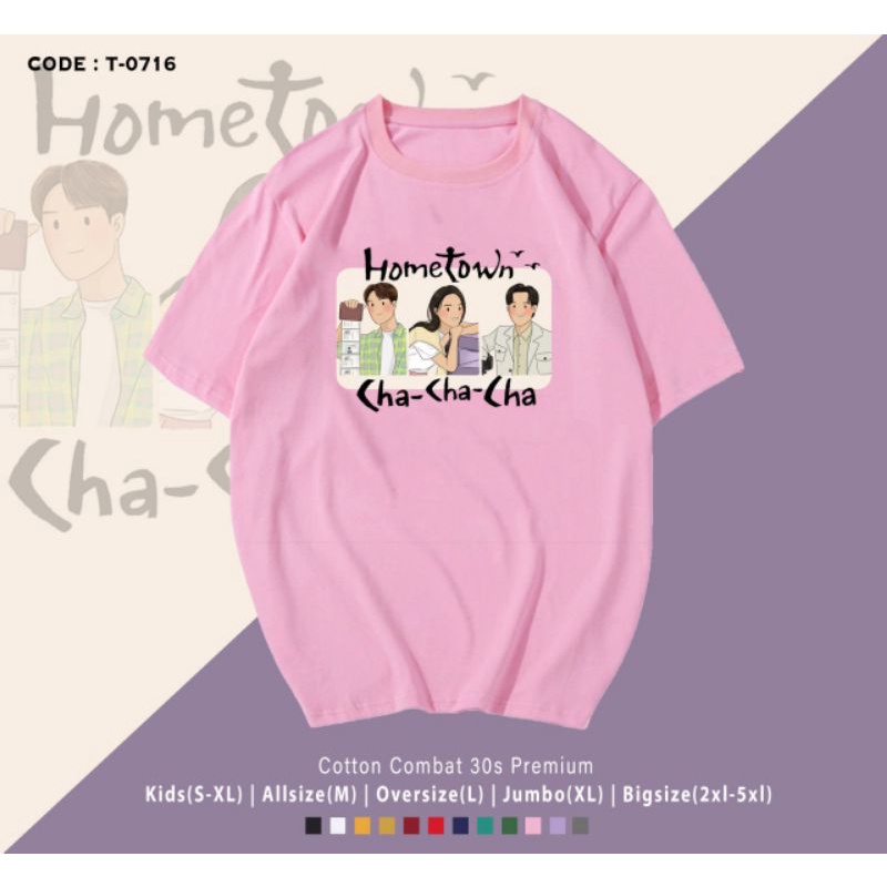 Móc Treo Miễn Phí!! Áo Thun Cotton OVERSIZE In Hình Kim SEON HO / HONG DU SHIK / HAN JI Pong / HONG BANJANG HOMETOWN Chachacha K-DRAMA /
