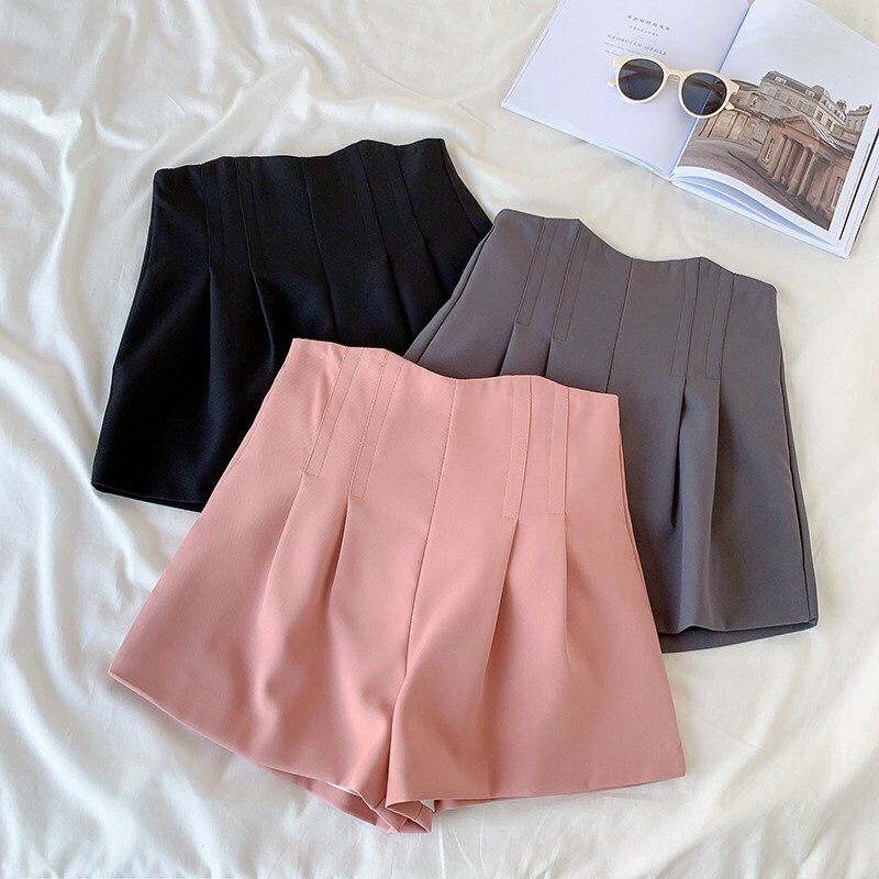 Quần đùi nữ cạp cao HM09 siêu đẹp  - ĐĂNG QUANG FASHION