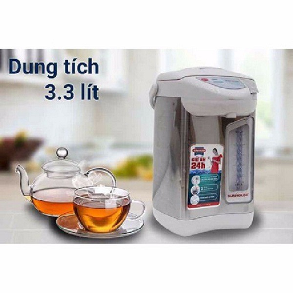 [Mã ELHADEV giảm 4% đơn 300K] Bình thủy điện SUNHOUSE SHD1533 dung tích 3.3L