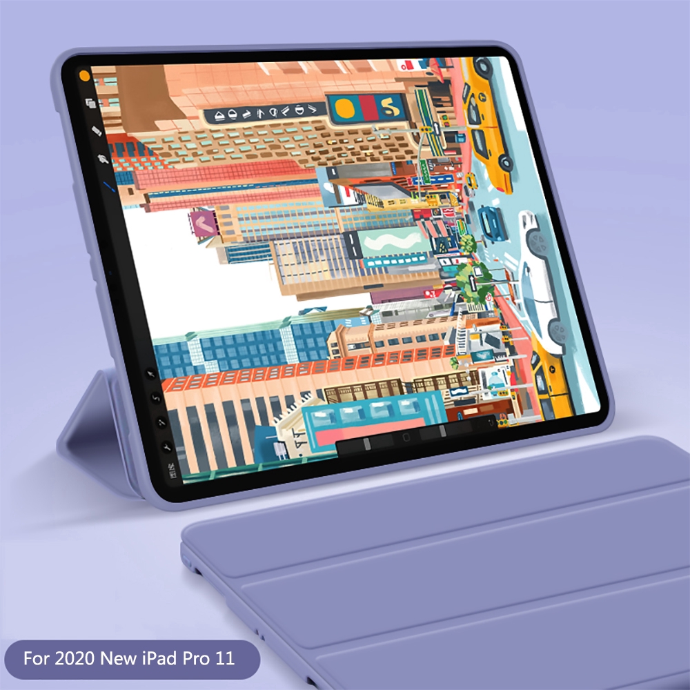 For New iPad pro 11 inch 2020 Case Ultra Slim Smart Auto wake up Tri-fold Ssoft Bracket Cover For iPad 2020 Pro 11 2nd model A2228 Cases | BigBuy360 - bigbuy360.vn