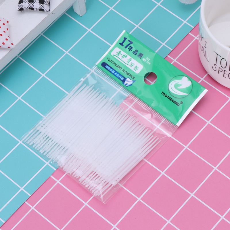 [Hàng mới về] Hộp 100 tăm xỉa răng nha khoa chuyên dụng chất lượng cao