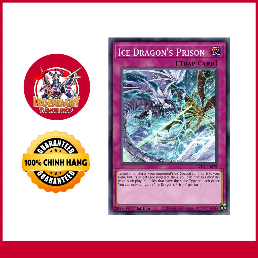 [JP][Thẻ Bài Yugioh Chính Hãng] Ice Dragon's Prison