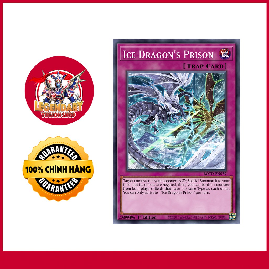 [JP][Thẻ Bài Yugioh Chính Hãng] Ice Dragon's Prison