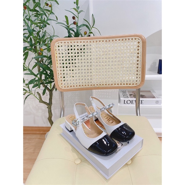 Giày tiểu thư mary jane hở gót đá cạnh 2p cực xinh sang mặc set gì đi chơi đi du lịch đều đẹp. Sandal kín mũi tiểu thư
