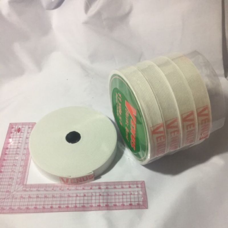 Chun cạp quần chính hãng VENUS trắng đen từ 1,5F - 5F - Cuộn 10m