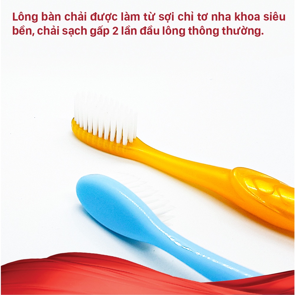 Combo 03 Bàn Chải Đánh Răng Lipzo Maxcare Dành Cho Người Lớn Công Nghệ Lông Chỉ Tơ Nha Khoa Mảnh Siêu Bền