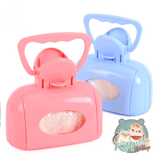 Dụng cụ hốt phân cho thú cưng, vật dụng dọn vệ sinh cho chó mèo, phụ kiện hốt phân nhựa - Kitty Pet Shop B