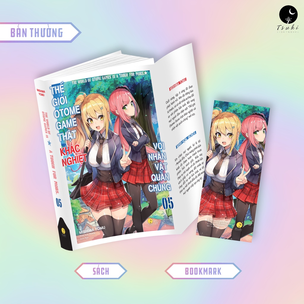 Sách Thế giới Otome Game thật khắc nghiệt với nhân vật quần chúng - Tập 5 - Bản phổ thông và đặc biệt - Light Novel