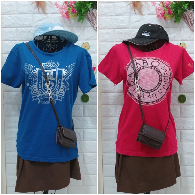 COMBO 2 áo thun Bambo size S M