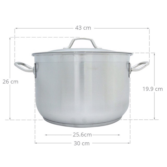 Nồi Luộc Gà FiveStar 3 Đáy size 30cm Bảo Hành 5 Năm