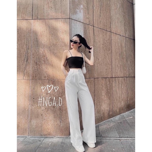 QUẦN ỐNG RỘNG CULOTTES, QUẦN ỐNG SUÔNG NỮ chất liệu vải cao cấp mã 188