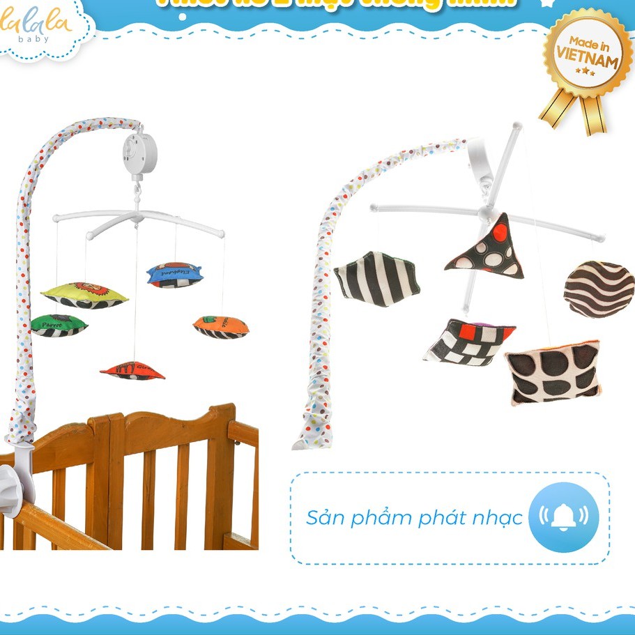 Treo nôi 2 mặt kích thích thị giác đen trắng kết hợp màu