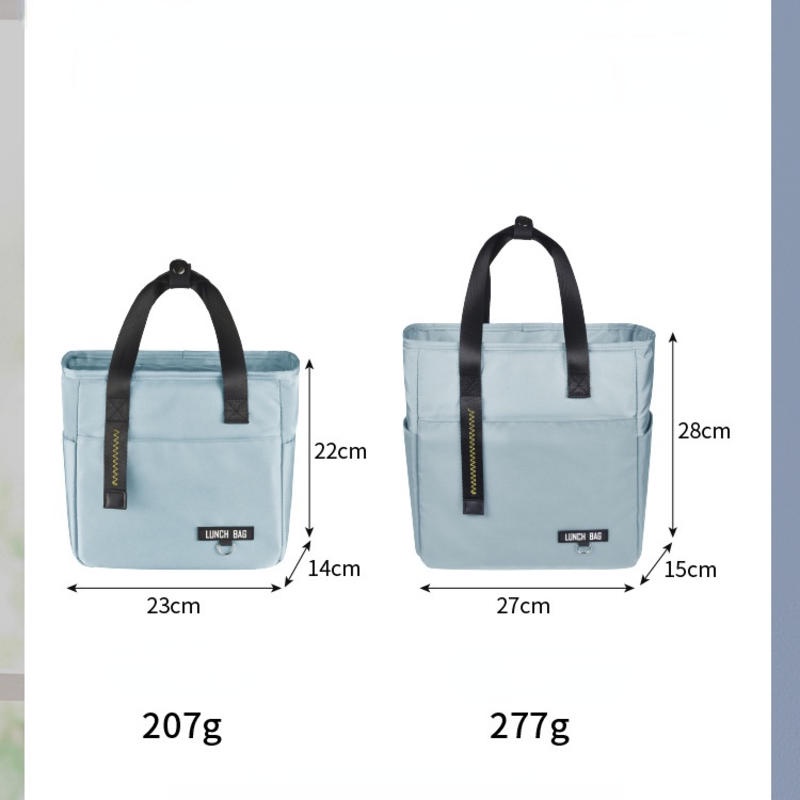 Túi Tote Đựng Hộp Cơm Trưa Cách Nhiệt Chống Thấm Nước Kích Thước Lớn Cho Nam Và Nữ