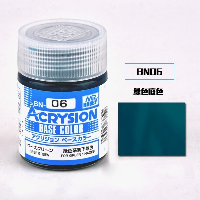 Sơn che phủ gốc nước Acrysion Base color màu cơ bản BN01- BN06 Mr Hobby - Sơn Mô Hình