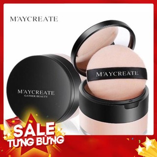 Phấn phủ kiềm dầu-che khuyết điểm Maycreate chính hãng
