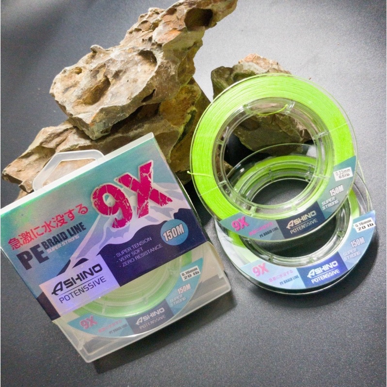 Dù chìm Ashino 9X 9 sợi bện vào nhau siêu mịn