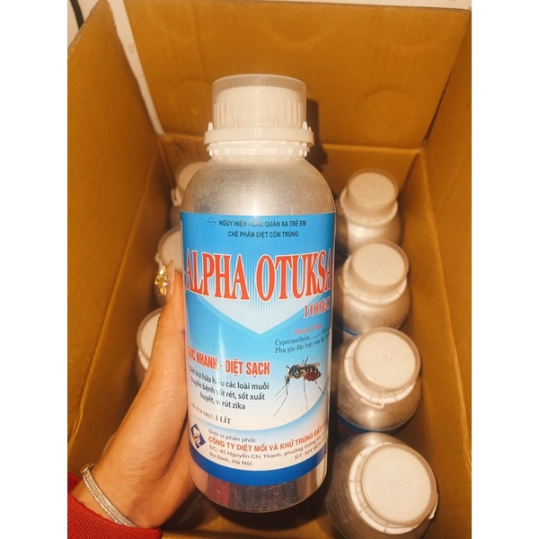 Thuốc muỗi nhúng màn gấp đôi hàm lượng alpha otuksa 100EC
