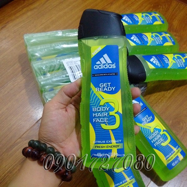 Sữa tắm Adidas Get Ready (3in1) 400ml - Spain