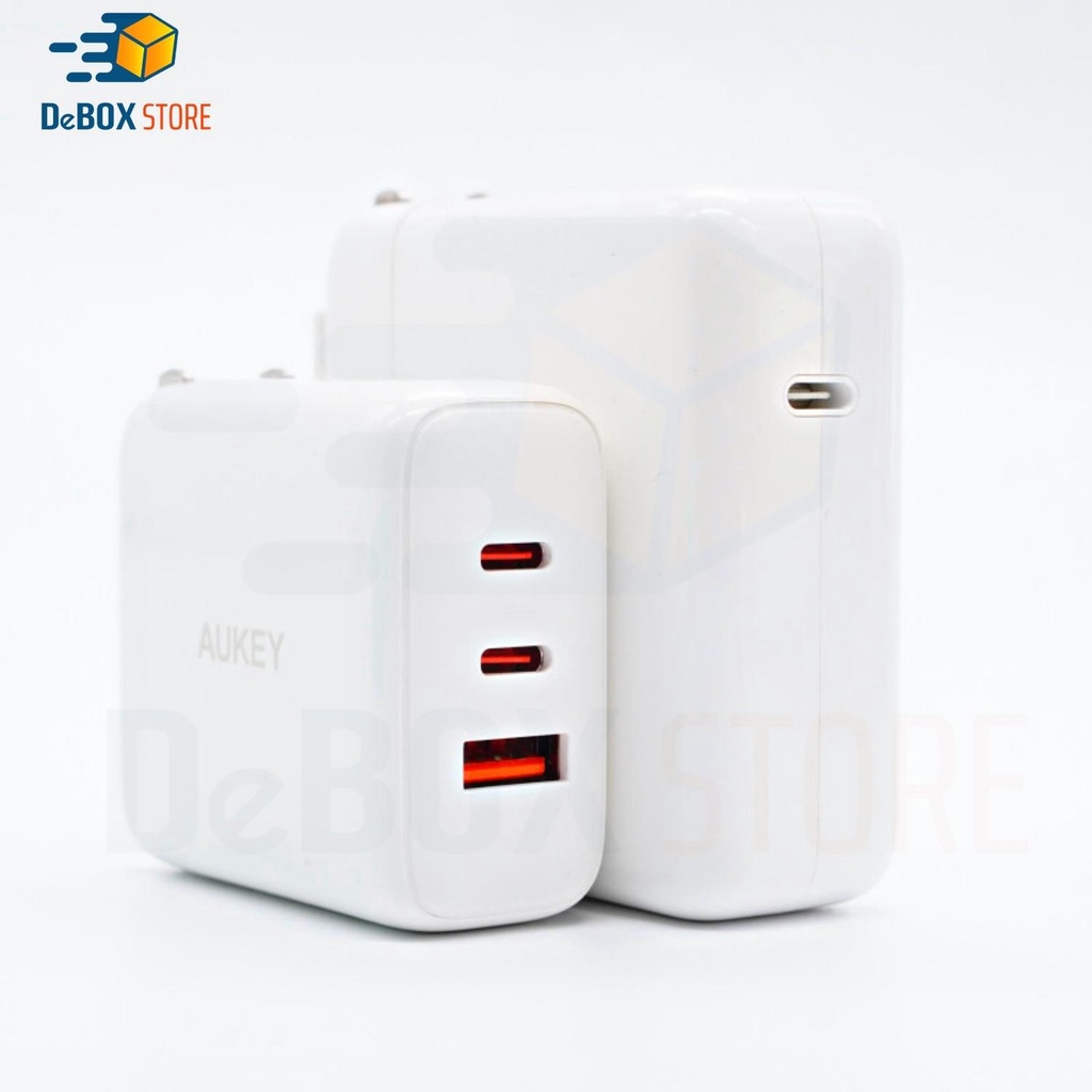 Củ sạc nhanh AUKEY PA-D9 Swift Mix 3-Port 65W PD, hỗ trợ PPS cho Samsung, Super Fast Charging 45W