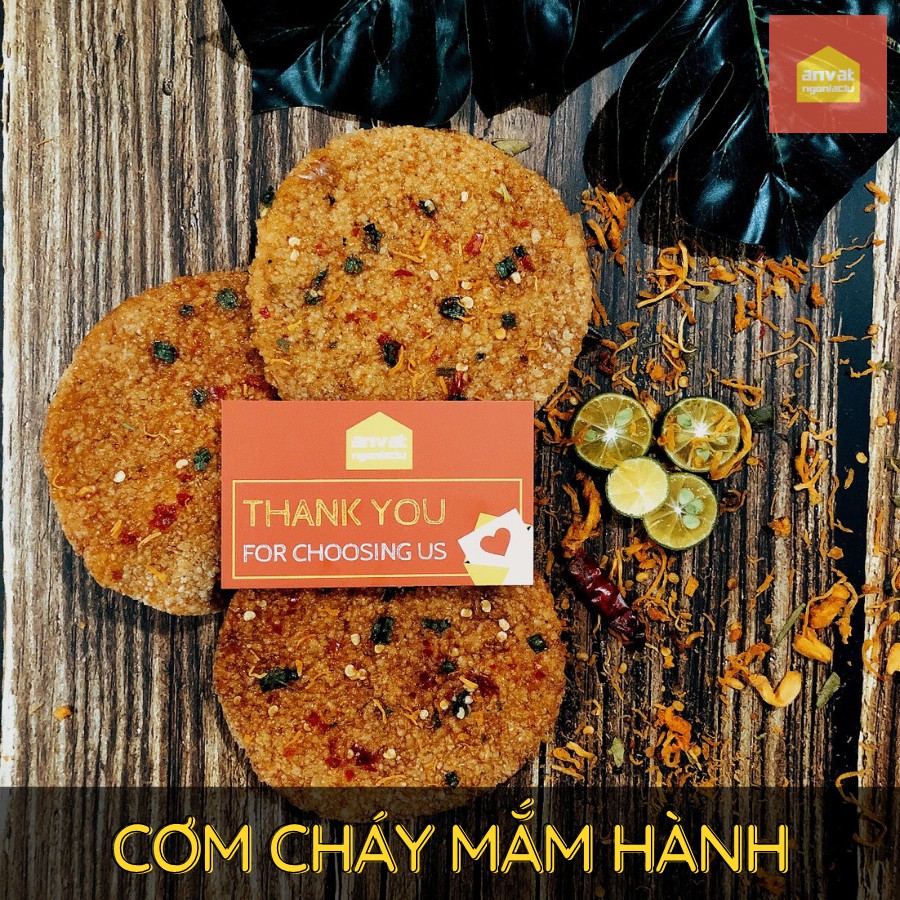 Combo sỉ 30 bịch cơm cháy mắm hành (bịch 3 miếng)