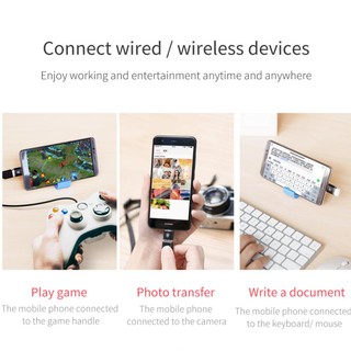 Đầu cắm chuyển đổi Baseus Micro USB sang Type-C OTG