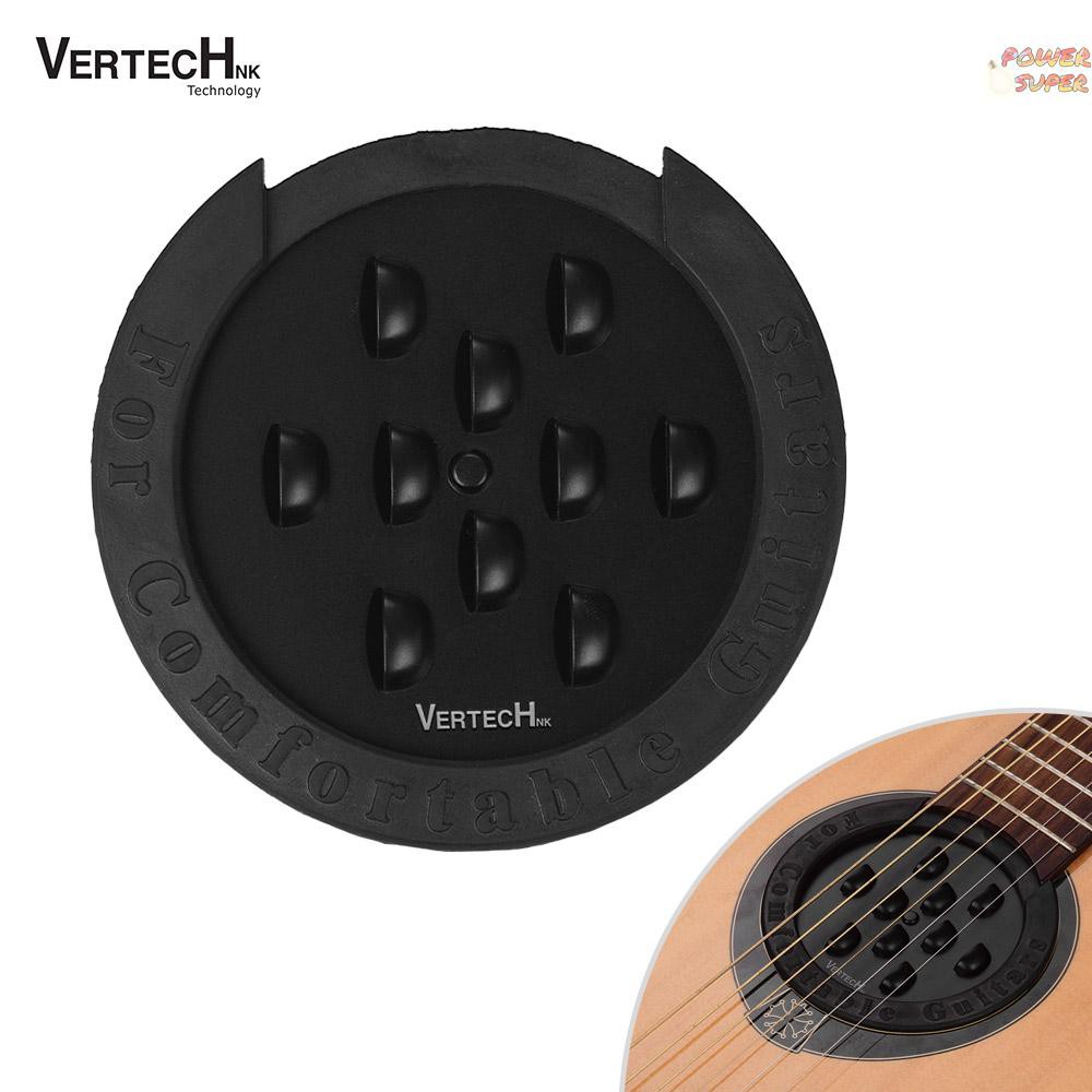 PSUPER VERTECHnk SM-10 Guitar Soundhole Cover Sound Hole Feedback Buffer Black Dia.102mm for EQ Acoustic Folk Guitars