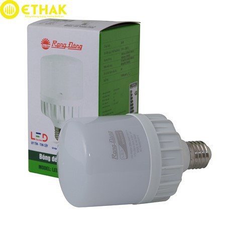 Bóng Led bulb trụ 20W 30W 40W 50W Rạng Đông Bảo hành 24 tháng