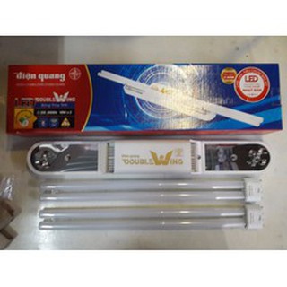 Bộ Đèn Led Doublewing Điện Quang 36W (BÓNG THỦY TINH) (ĐQ LEDDW02 36765)