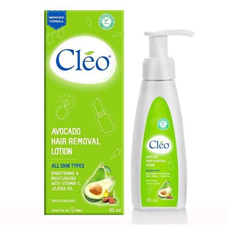 Kem Bơ Tẩy Lông Cleo Dạng Sữa Cho Mọi Loại Da 90ml