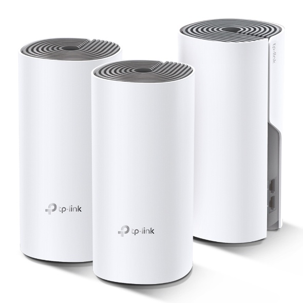 Hệ thống phát WiFi Mesh Cho Gia Đình AC1200 TP-Link DECO E4 (3 PACK) - Hàng Chính Hãng