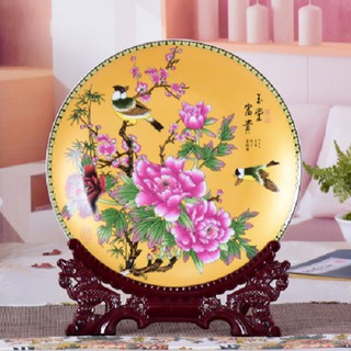 Đĩa tranh sứ Giang Tây
