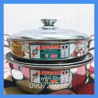 Nồi lẩu inox Tithafac nấu được bếp từ