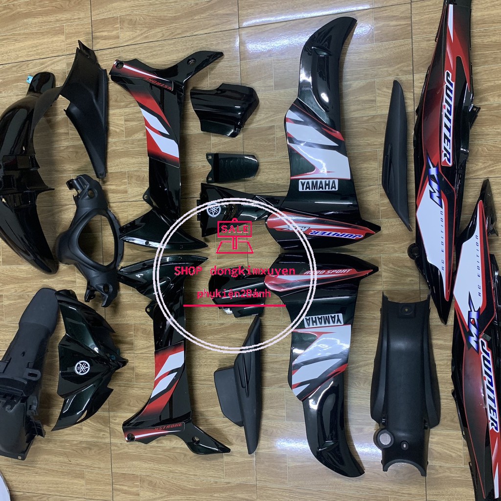 Bộ dàn áo xe JIUPITER MX màu ĐEN - jupiter gravita - ,nhựa nguyên sinh loại