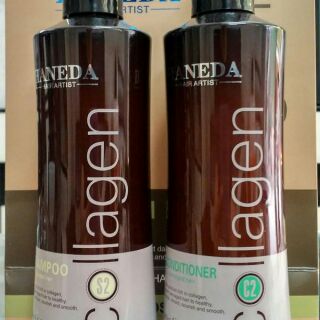 Cặp dầu gội xả colagen 500ml