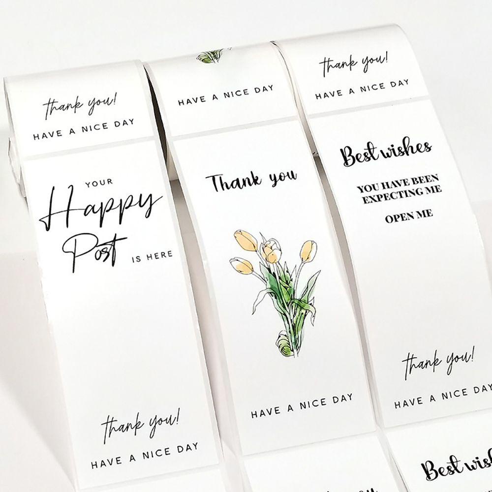 Set 50 Sticker Hoa Tulip Dán Trang Trí Quà Tặng