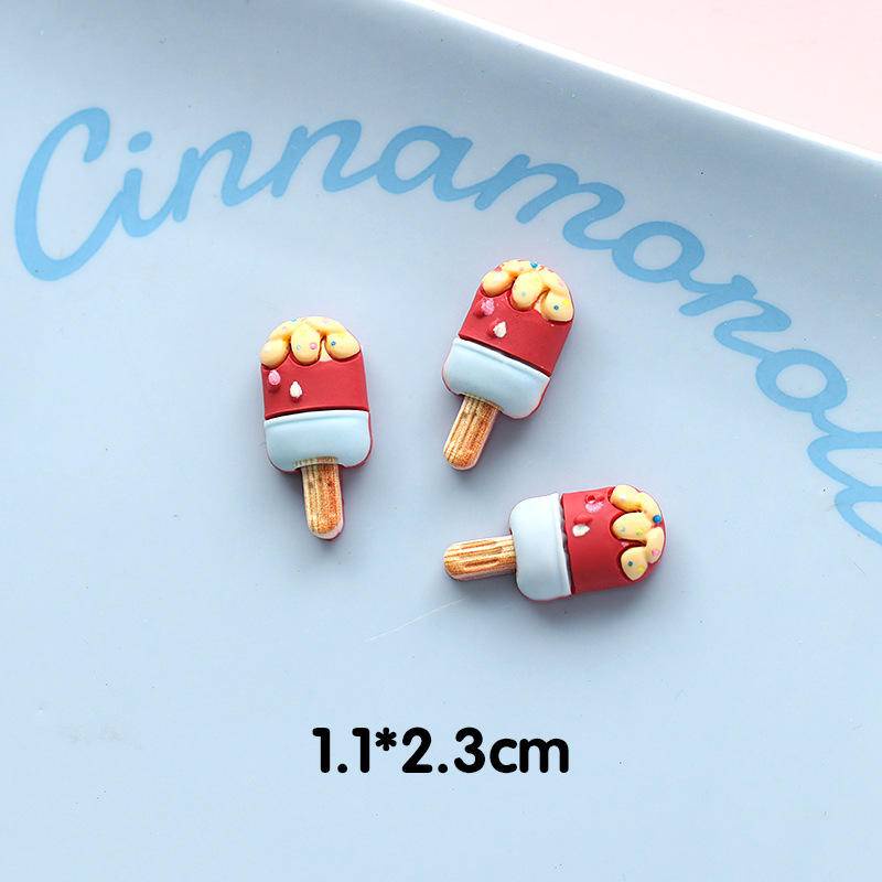 Sticker crocs Shoe Decoration for crocs đế caoPhụ Kiện Hình Que Kem/Gấu Trúc Hoạt Hình Dùng Trang Trí Giày/Giày