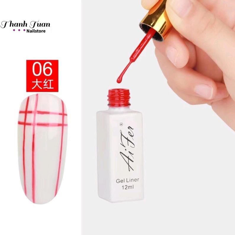 Sơn gel cọ nét Aifen - Sơn Móng - Vẽ trang trí móng chính hãng  - Phụ kiện đồ nail