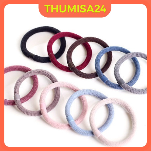 Set 10 dây cột tóc trơn