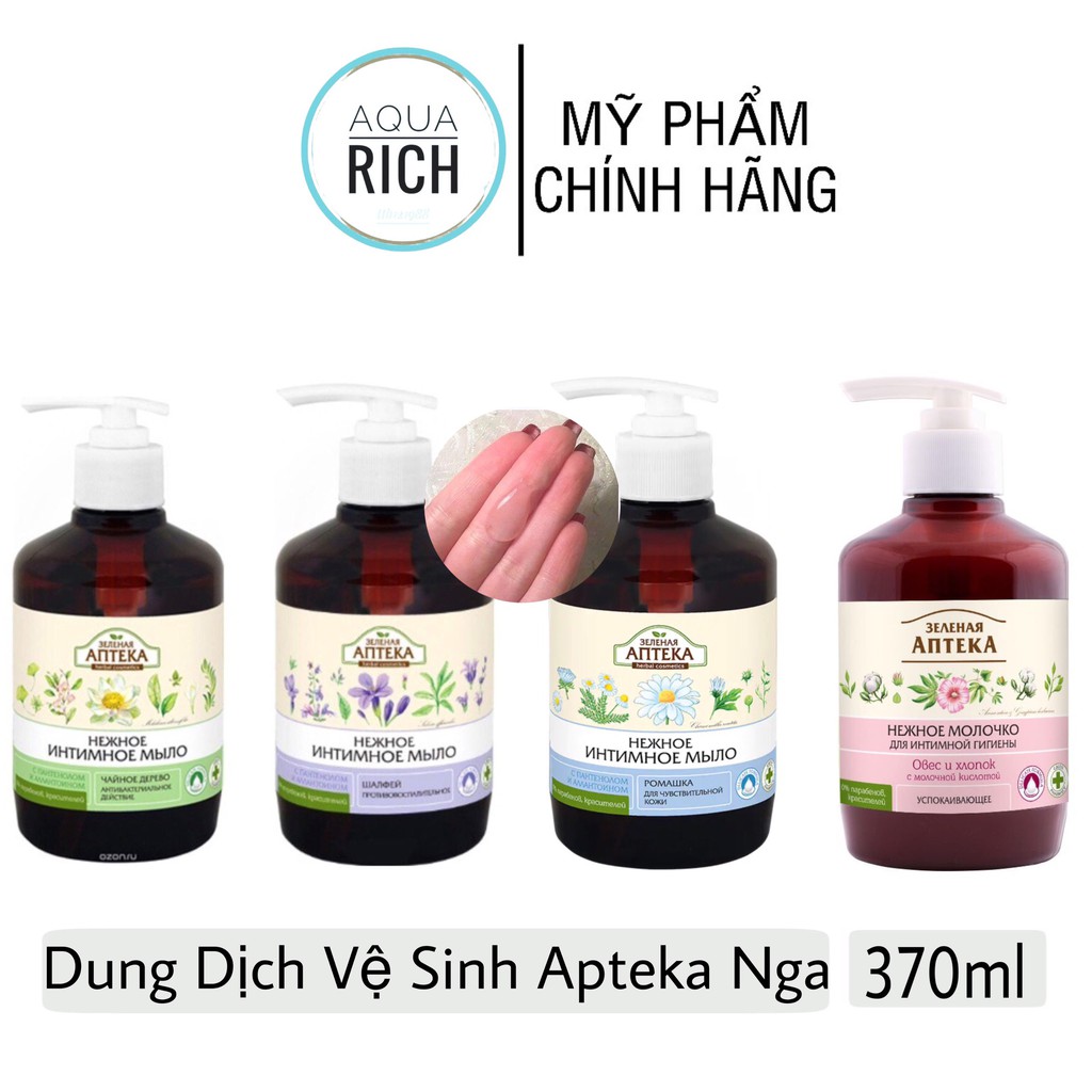 Dung Dịch Vệ Sinh Nga Dạng Gel - Dung Dịch Vệ Sinh Apteka 370ml