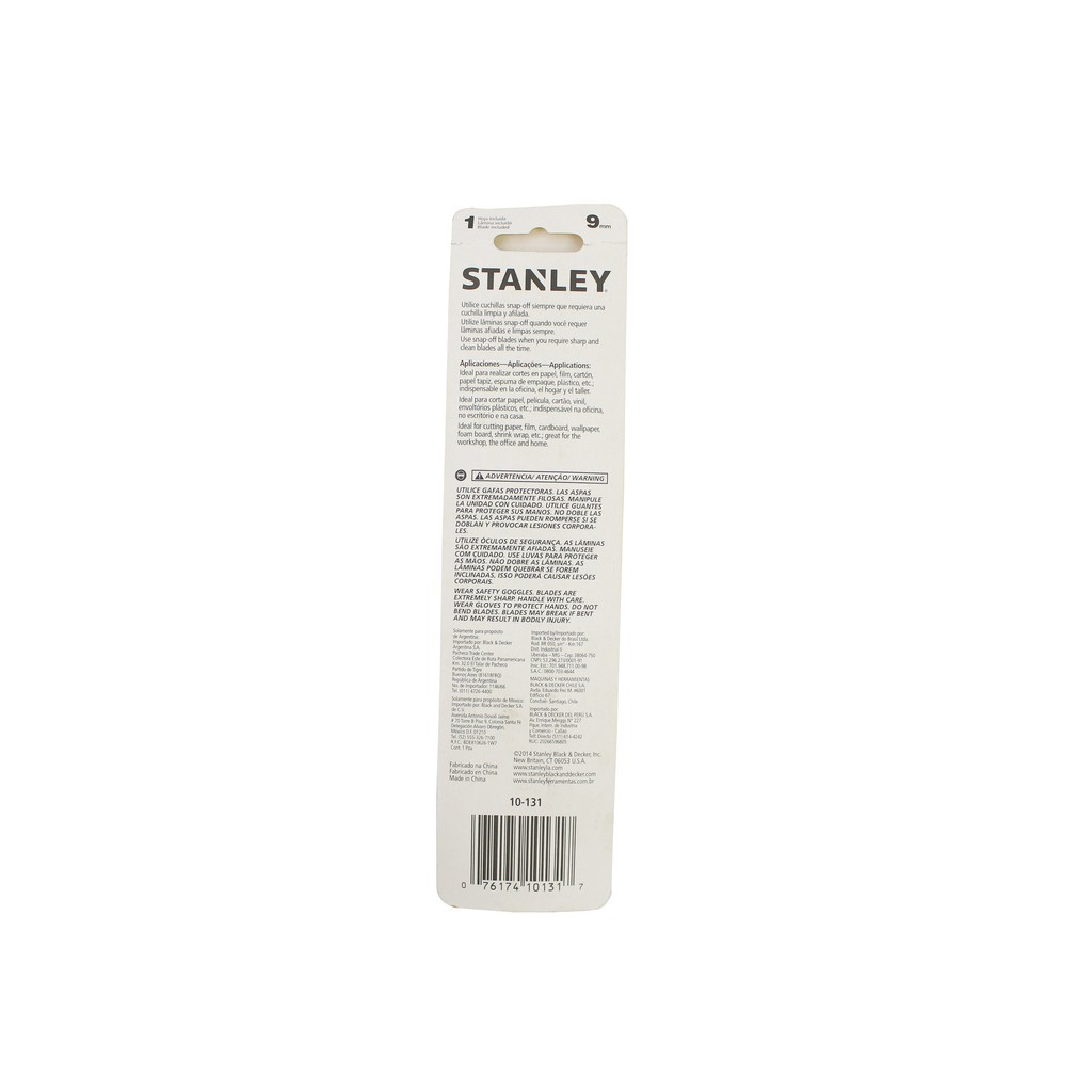 Dao rọc giấy 9 mm Stanley 10-131-S