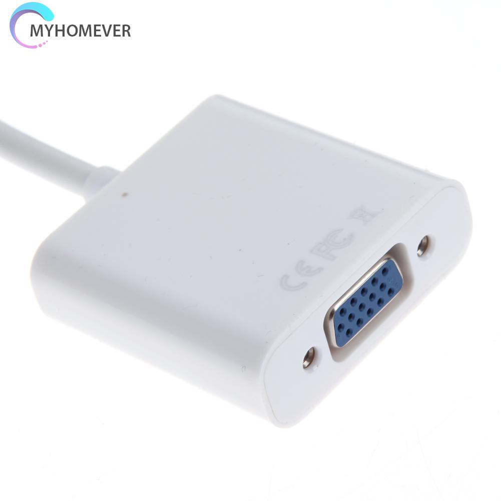 myhomever 1080P Micro HDMI-compatible / Mini HDMI-compatible / HDMI-compatible to VGA Converter Adapter with Audio